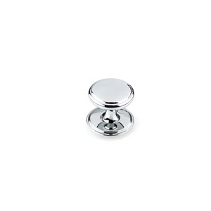 Richelieu Aspen 1.57-in Chrome Round Transitional Cabinet Knob (1-Pack)