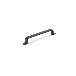 Richelieu 6 5/16-in (160 mm) Center-to-Center Matte Black Modern Cabinet Pull