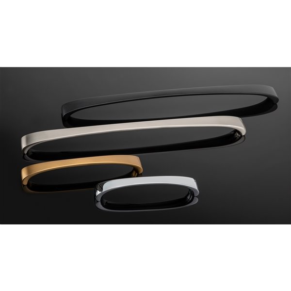 Richelieu 12 5/8-in (320 mm) Center-to-Center Aurum Brushed Gold Contemporary Cabinet Pull