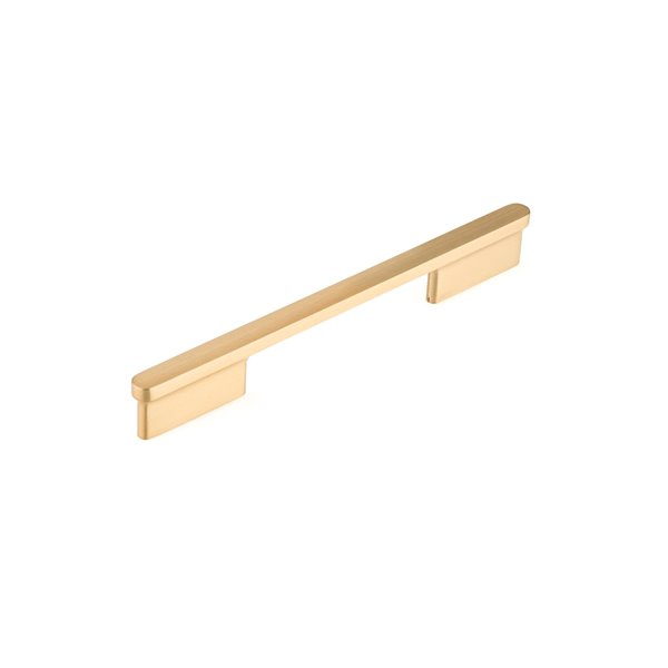 Richelieu 6 5/16-in (160 mm) Center-to-Center Brushed Gold Contemporary Cabinet Pull