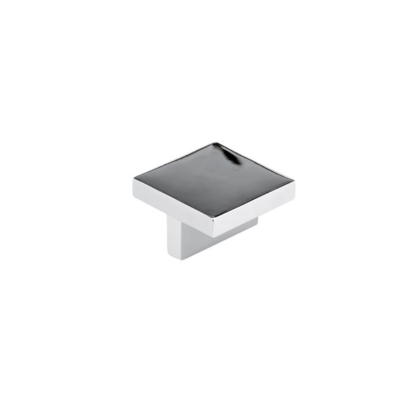 Richelieu Bendale 1.65-in Polished Nickel Square Contemporary Cabinet Knob (1-Pack)