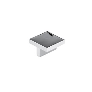 Richelieu Bendale 1.65-in Polished Nickel Square Contemporary Cabinet Knob (1-Pack)