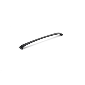 Richelieu 12 5/8-in (320 mm) Center-to-Center Matte Black Contemporary Cabinet Pull