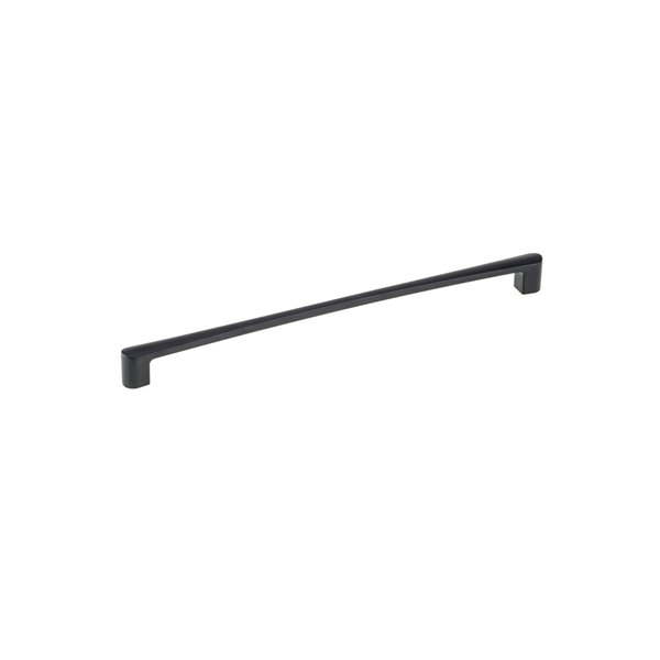 Richelieu Kent 12 5/8-in (320 mm) Matte Black Contemporary Cabinet Pull