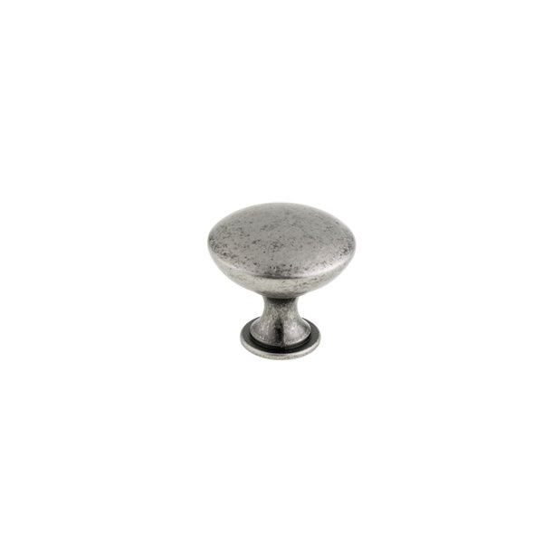 Richelieu Copperfield 1.57-in Pewter Mushroom Contemporary Cabinet Knob (1-Pack)