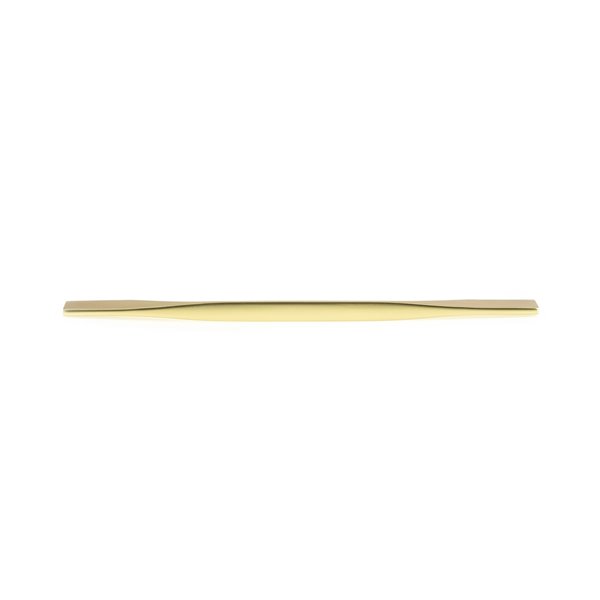 Richelieu Creston 8 13/16-in to 10 1/8-in (224 mm to 256 mm) Brushed Gold Cabinet Pull