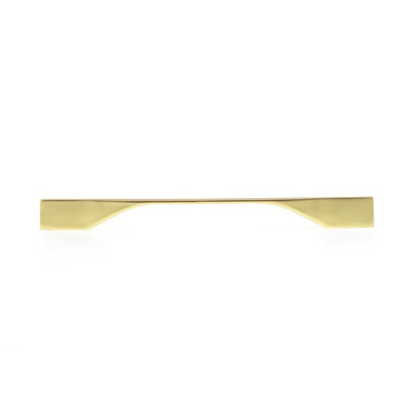 Richelieu Creston 8 13/16-in to 10 1/8-in (224 mm to 256 mm) Brushed Gold Cabinet Pull