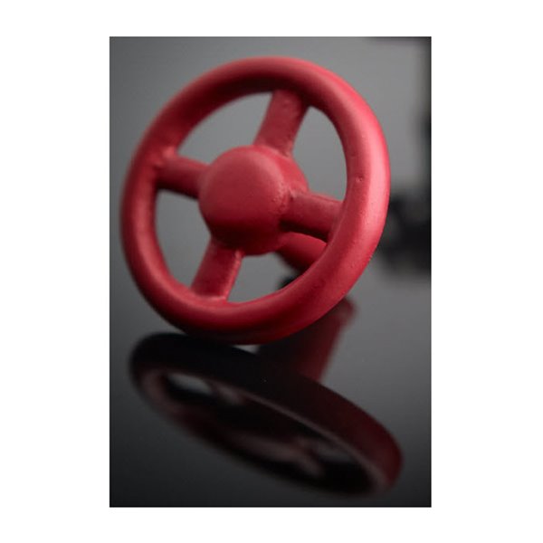 Richelieu Steampunk 3.15-in Black Round Farmhouse Cabinet Knob (1-Pack)