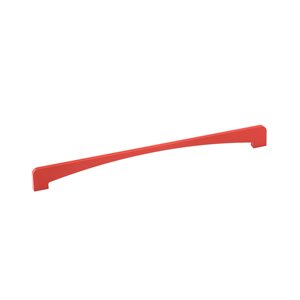 Poignée contemporaine en métal Cosenza de Richelieu,13 7/8 po (352 mm), rouge
