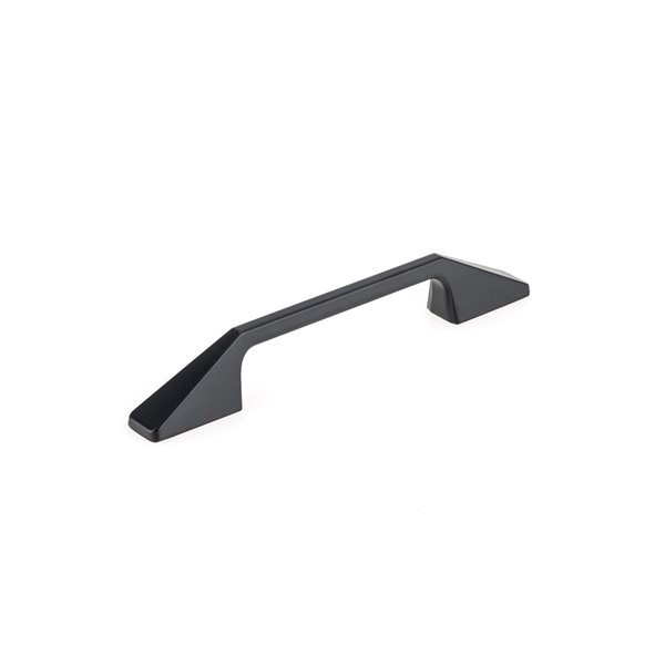 Richelieu 5 1/16-in (128 mm) Center-to-Center Matte Black Modern Cabinet Pull