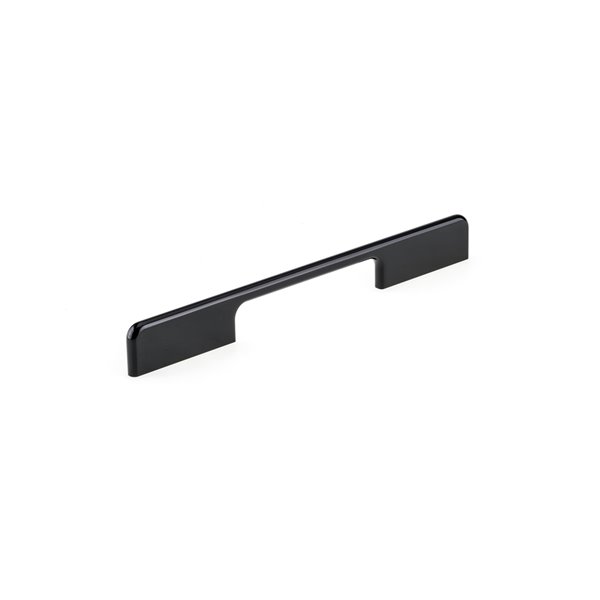 Richelieu 5 1/16-in to 7 9/16-in (128 mm to 192 mm) Black Contemporary Cabinet Pull