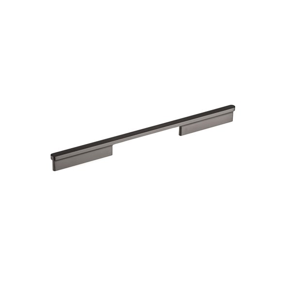 Richelieu 12 5/8-in (320 mm) Brushed Black Nickel Contemporary Cabinet Pull