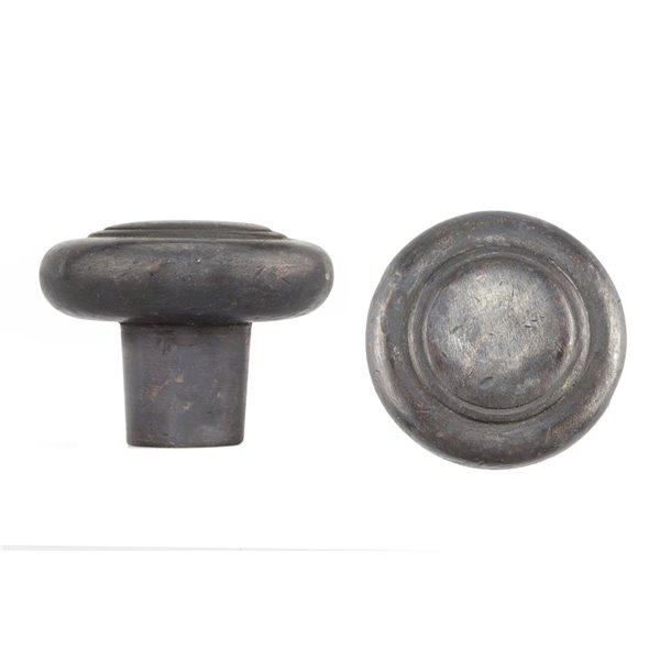 Bouton traditionnel rond Nevola de Richelieu, 1,38 po, bronze foncé