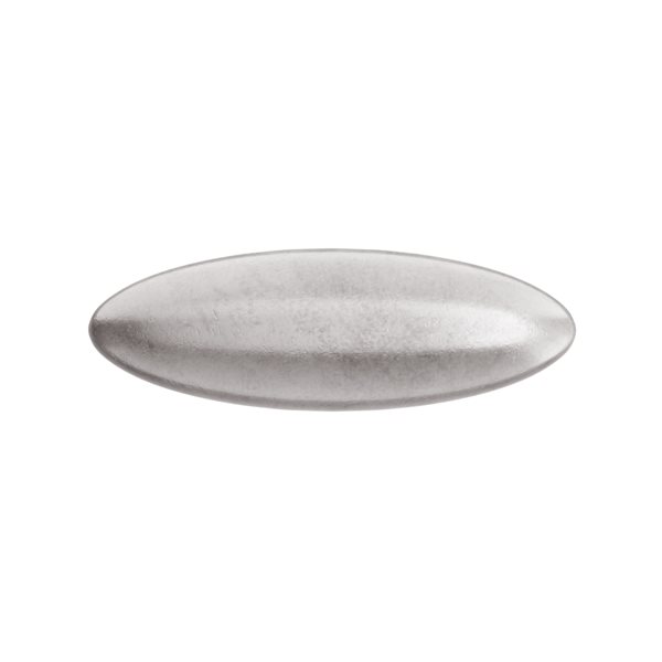 Richelieu 2.28-in Newcastle Antique Polished Nickel Oval Traditional Cabinet Knob (1-Pack)