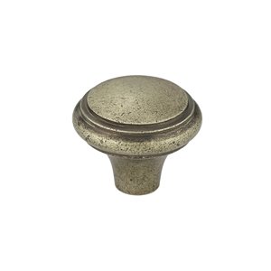 Richelieu 1.18-in Pewter Bronze Mushroom Traditional Cabinet Knob (1-Pack)