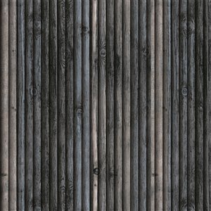 Dundee Deco Falkirk Jura II Peel and Stick 3D Wall Panel - Faux Wood - 28-in x 28-in - Charcoal, Blue and Beige