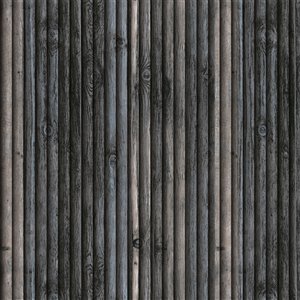Dundee Deco Falkirk Jura II Peel and Stick 3D Wall Panel - Faux Wood - 28-in x 28-in - Charcoal, Blue and Beige - 5-Pack