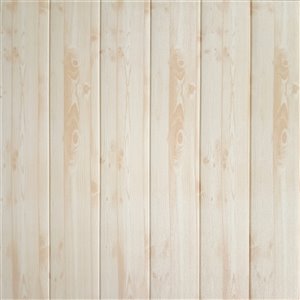 Dundee Deco Falkirk Jura II Peel and Stick 3D Wall Panel - Faux Planks - 28-in x 28-in - Beige