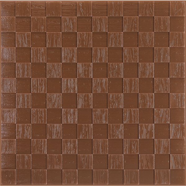 Image of Dundee Deco | Falkirk Jura Ii Peel And Stick 3D Wall Panel - Cubes - 28-In X 28-In - Copper Rose | Rona