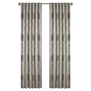 North Home Rolea Single Curtain Panel - Rod Pocket - 96-in - Beige