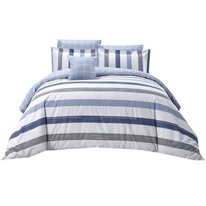 Ensemble de housse de couette Hamilton de North Home pour très grand lit, 4 pièces
