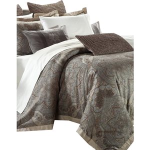 Ensemble de housse de couette Gabriel de North Home pour grand lit, 7 pièces