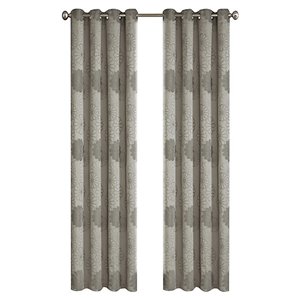 North Home Rolea Single Curtain Panel - Grommet - 96-in - Silver Grey