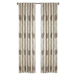 North Home Rolea Single Curtain Panel - Rod Pocket - 96-in - Silver Grey