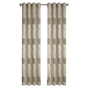 North Home Rolea Single Curtain Panel - Grommet - 96-in - Beige