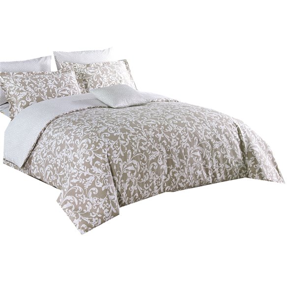 North Home Meaghan King Duvet Cover Set - 4-Piece MEAGHAN000KG | RONA