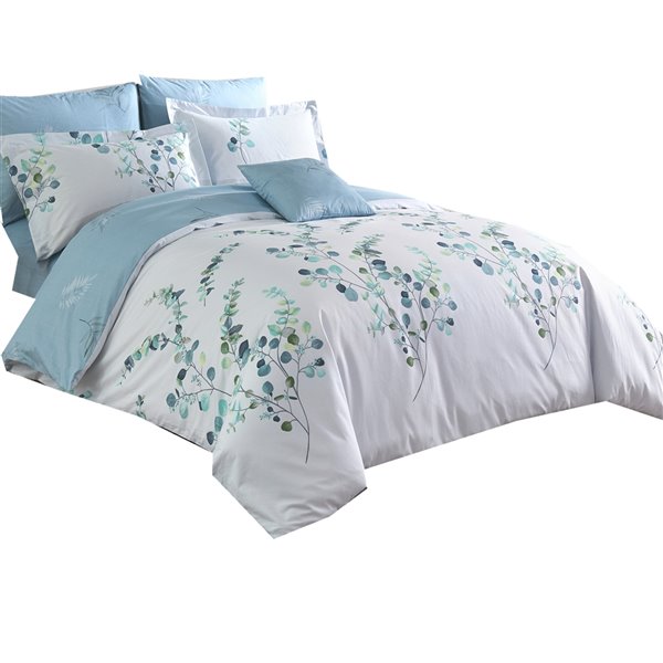 North Home Mandy Queen Duvet Cover Set - 4-Piece