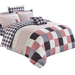 Ensemble de housse de couette Bari de North Home pour très grand lit, 4 pièces
