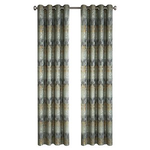 North Home Spencer Single Curtain Panel - Grommet - 96-in - Basil Green