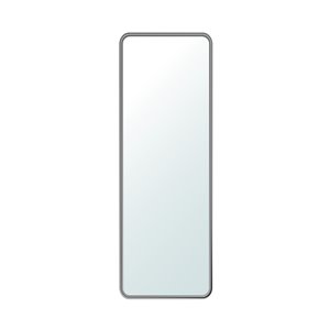 Jade Bath Mia Rectangular Decorative Mirror - 78.74-in x 27.55-in - Polished Chrome