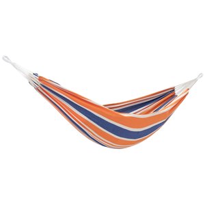 Hamac en coton Double Brazilian de Vivere, orange/bleu