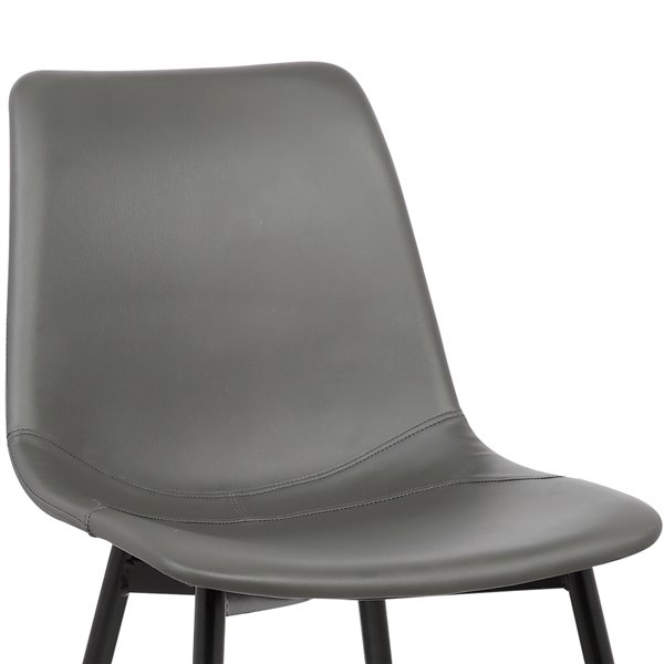 Armen Living Monte Dining Arm Chair - Grey