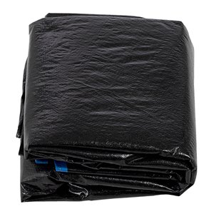 Upper Bounce Trampoline Weather Protection Cover - 14-ft - Black