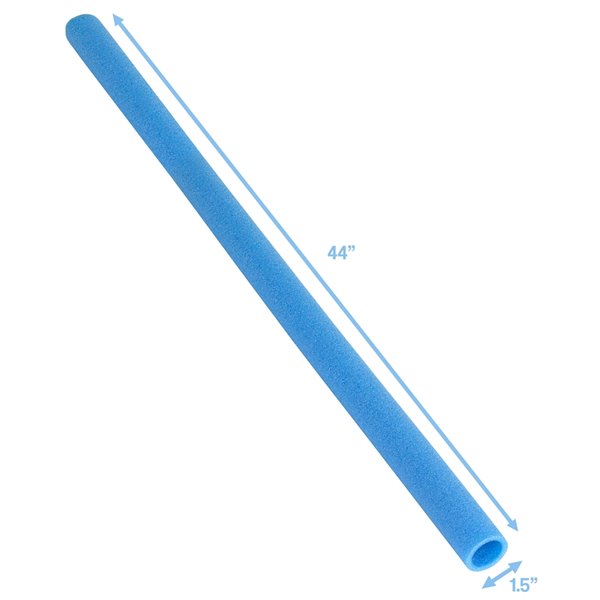 Upper Bounce Trampoline Foam Pole Sleeves - 44-in - For 1.5-in Dia Poles - Blue - Set of 12