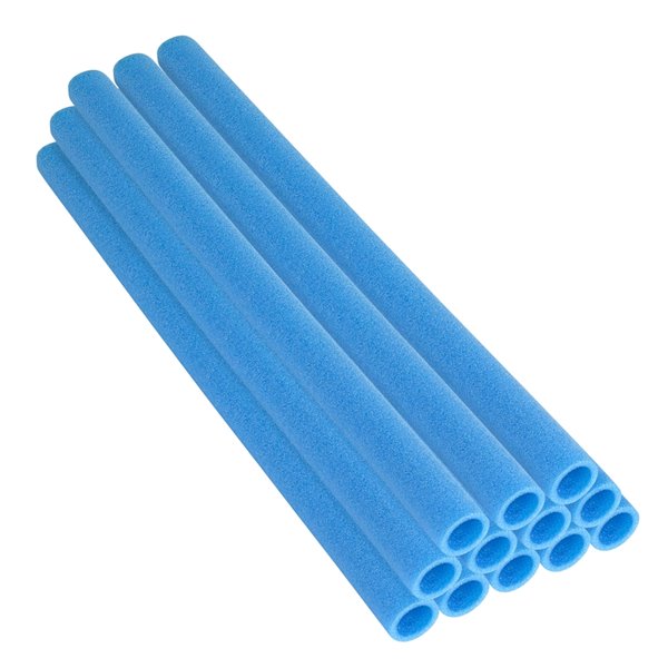 Upper Bounce Trampoline Foam Pole Sleeves - 44-in - For 1.5-in Dia Poles - Blue - Set of 12