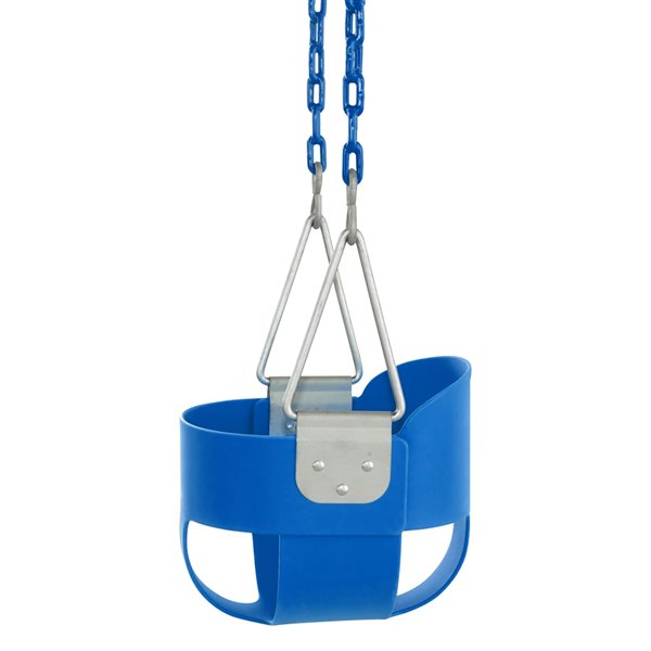 Bucket Toddler Swing with Chains 