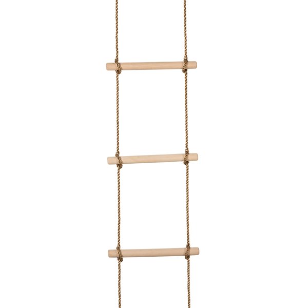Swingan 6Step Gymnastic Climbing Rope Ladder Brown SWWLR RONA