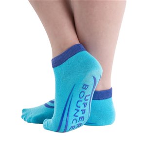 Upper Bounce Trampoline Cotton Socks for Kids - Age 3 to 6 - Blue