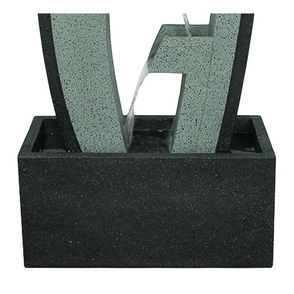 Henryka Outdoor Fountain With Led Lights Outdoor Lighting Ideas