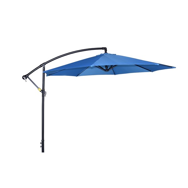 Henryka Cantilever Umbrella - 10-ft - Blue