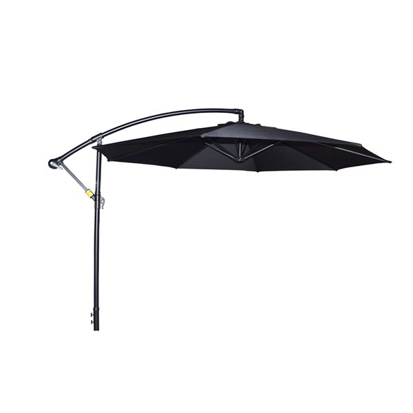 Henryka Cantilever Umbrella - 10-ft - Black