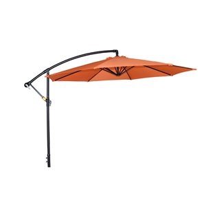 Henryka Cantilever Umbrella - 10-ft - Orange