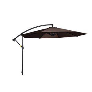 Henryka Cantilever Umbrella - 10-ft - Chocolate