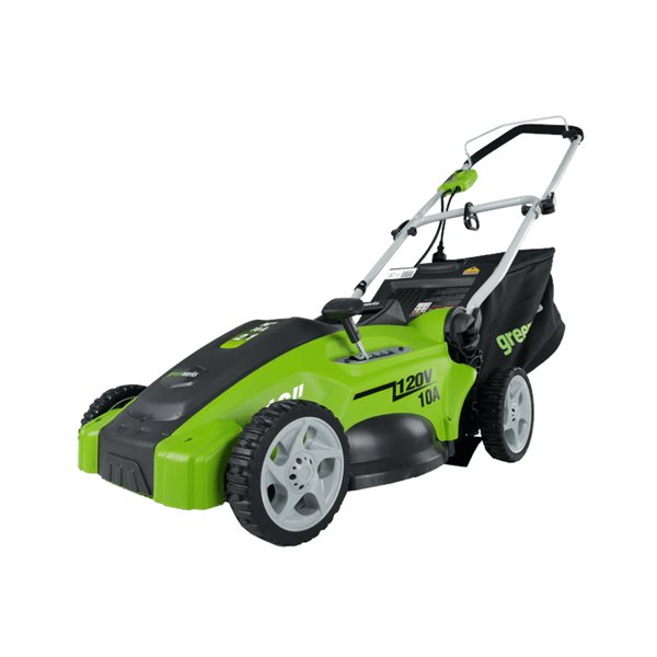 ema Greenworks 10 Amp Corded 16-Inch Corded Lawn Mower 25142CA | RONA