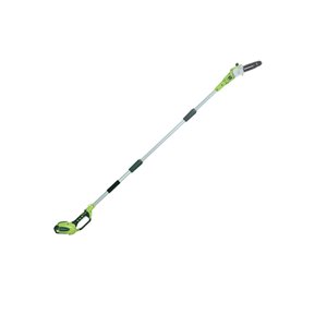 Scie à élaguer sans fil Greenworks, 40 volts, guide-chaîne de 8,5 po (outil seulement)