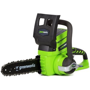 Scie à chaîne sans fil Greenworks Pro, 24 volts, guide-chaîne de 10 po (outil seulement)